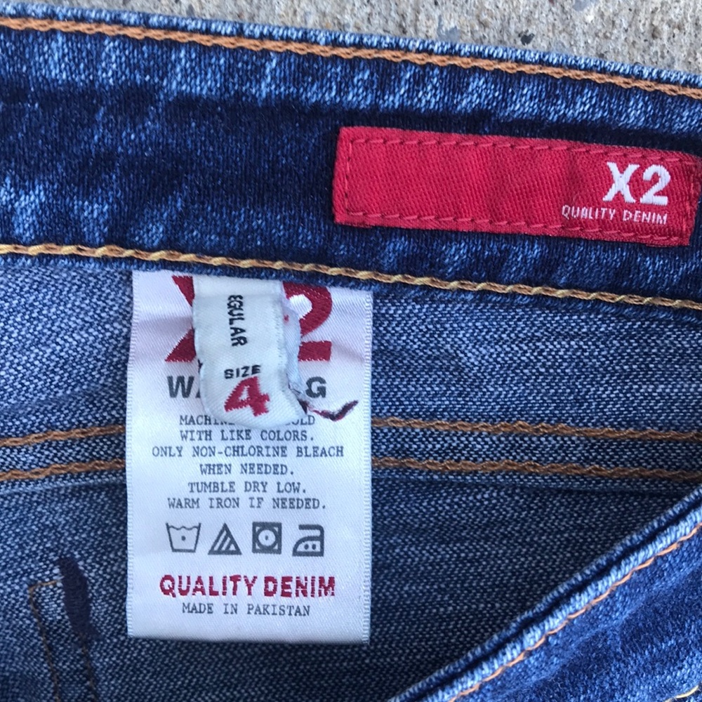 X2 Skinny Ultra Low Rise Skinny Leg Jeans - Size 4 - Picture 8 of 11